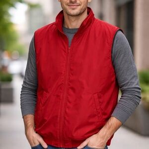 Chaps Men's Red Vest XXL Insulated and Warm